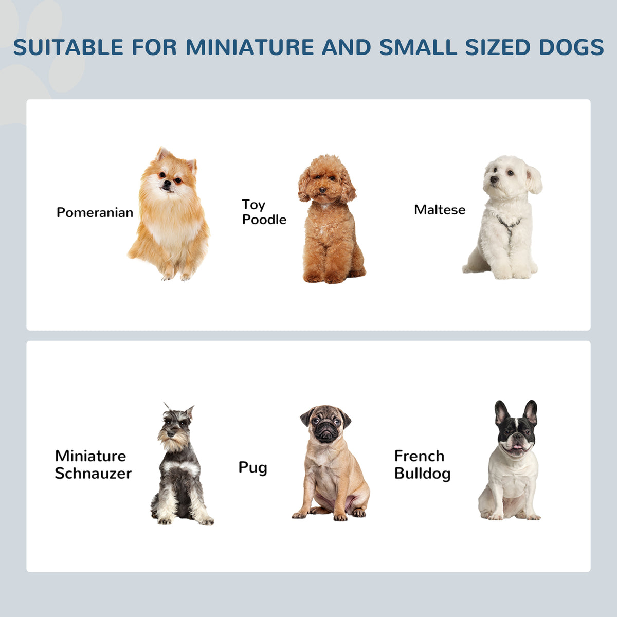 PawHut Wooden Dog Feeding Station with 2 Stainless Steel Bowls and Non-Slip Base Elegant White | Aosom.com
