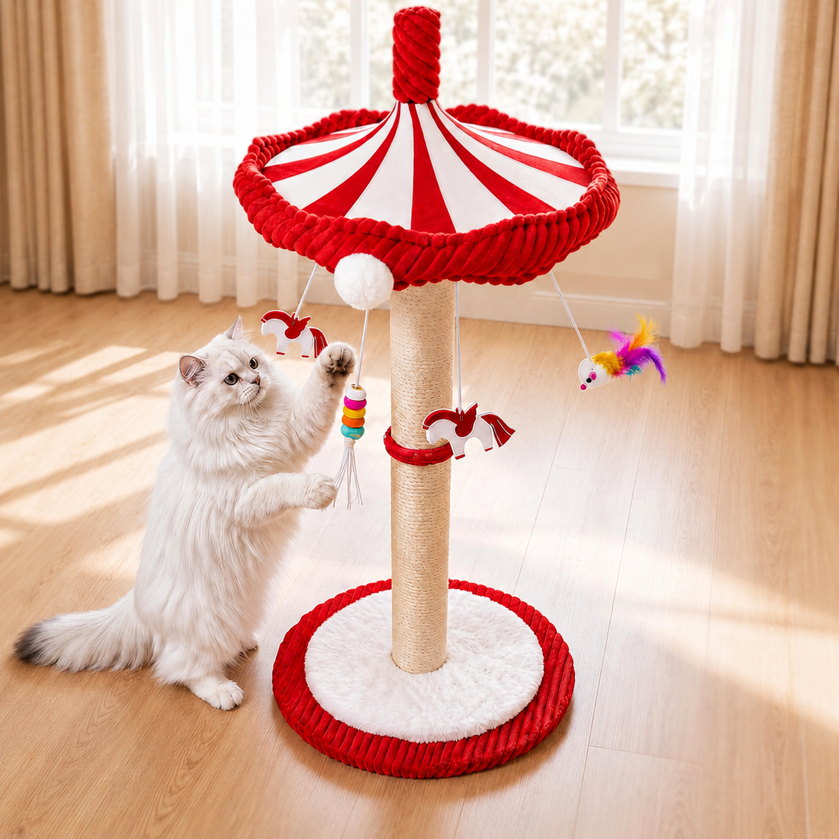 Carousel Cat Scratching Post