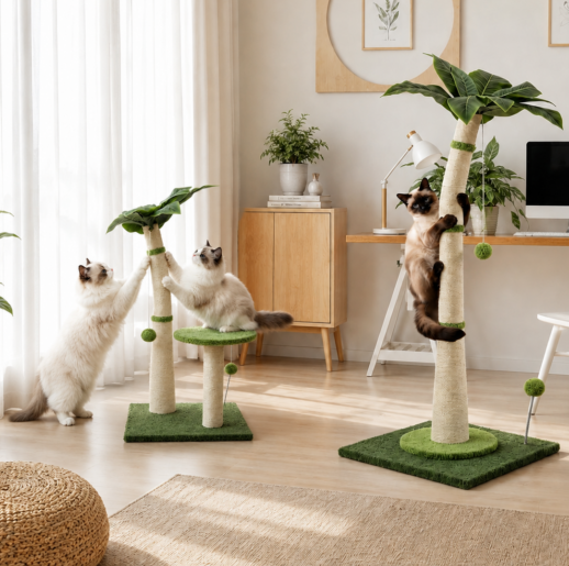 Grow-With-Me Palm Cat Tree