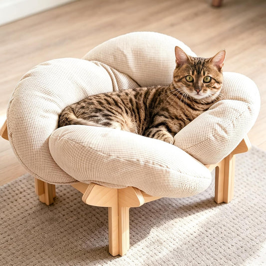 Minimalist Flower Cat Bed