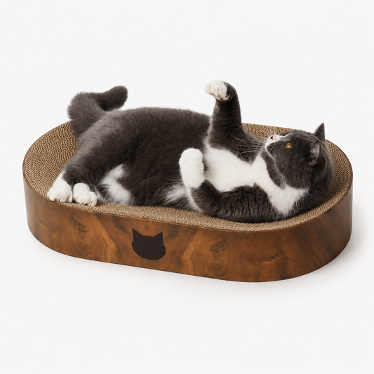 Oval Bowl Cat Scratcher Set